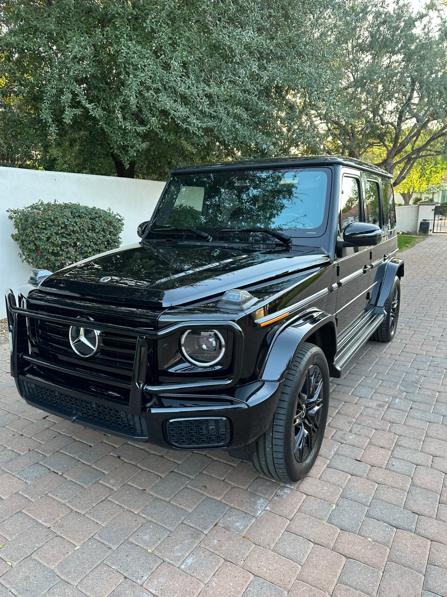 Black Mercedes-Benz G-Class after luxury detailing