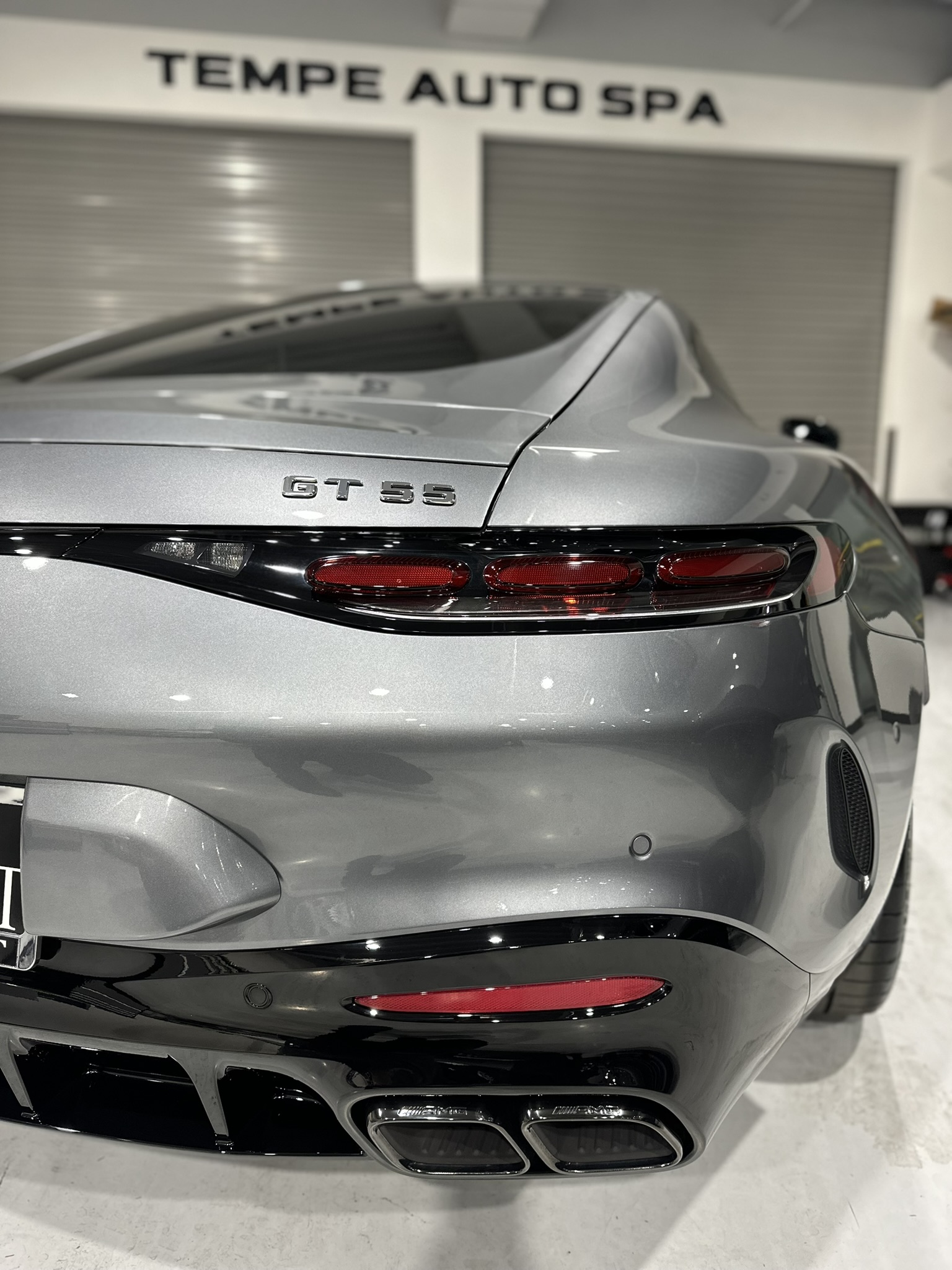 Ceramic coating gloss finish