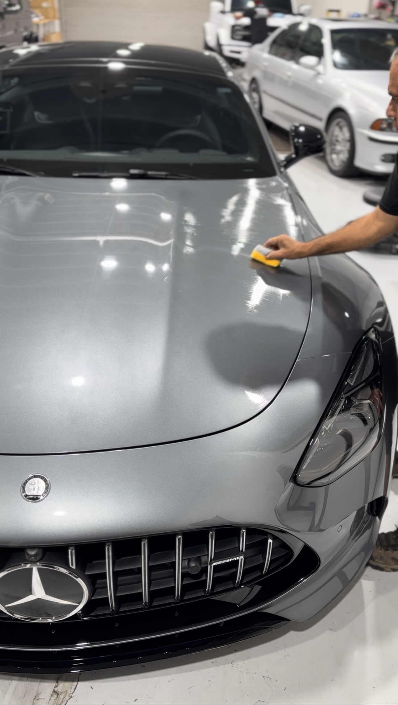 Applying ceramic coating
