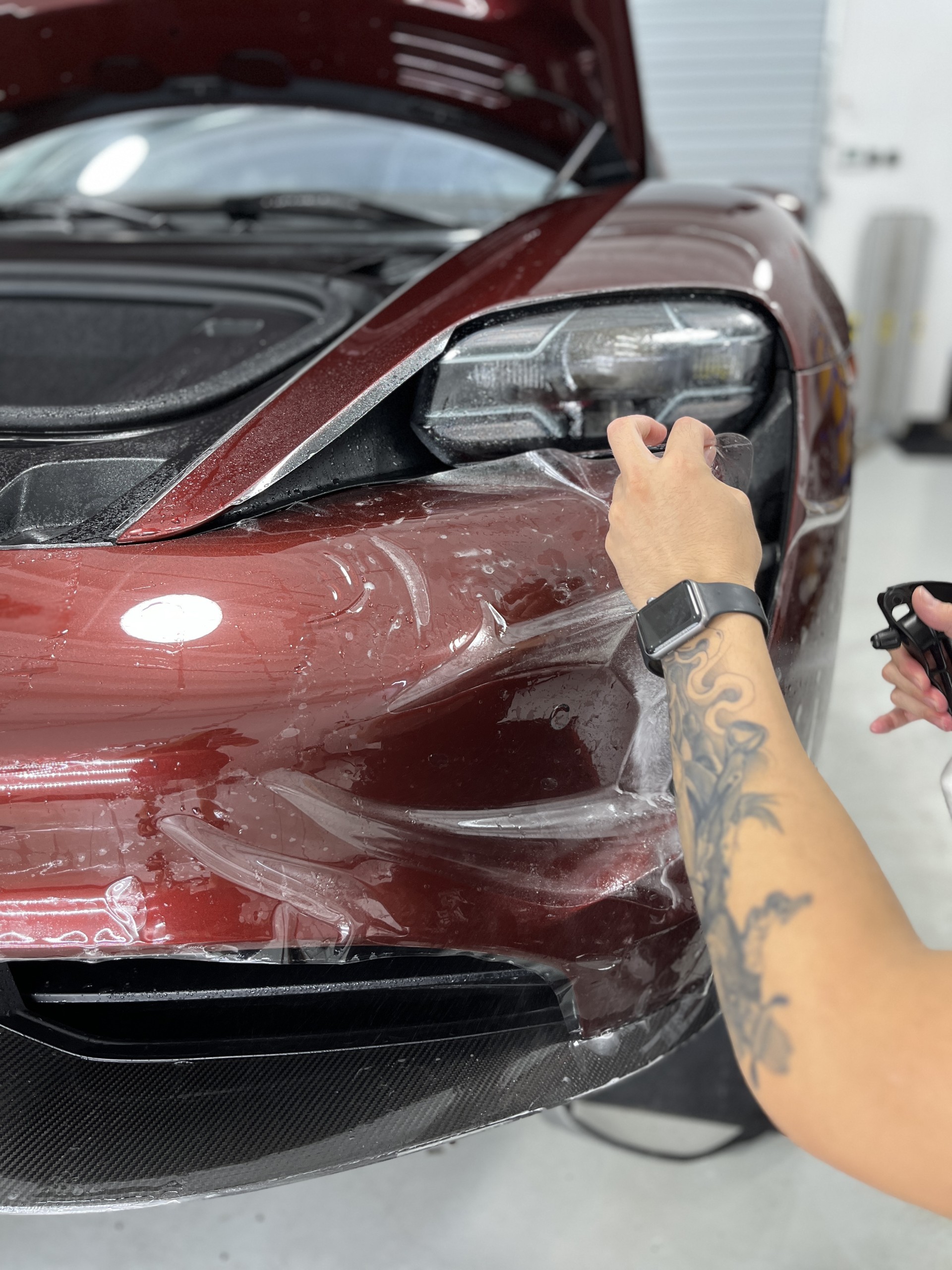 Applying paint protection film