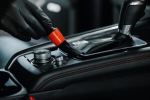 Professional interior car detailing.